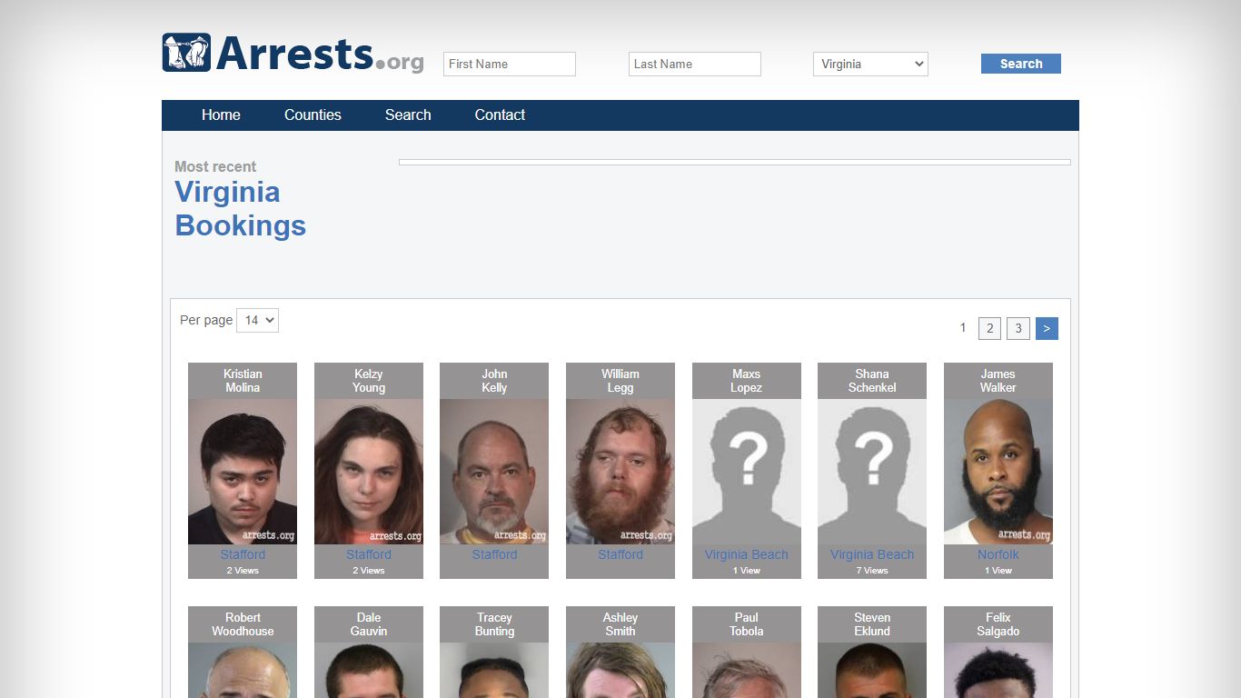 Virginia Arrests and Inmate Search